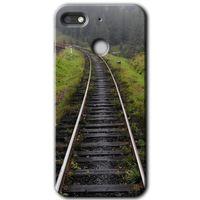 General Mobile GM 8 Go HD Baskılı Kılıf + 9D Tam Ekran Koruyucu - Tren Yolu