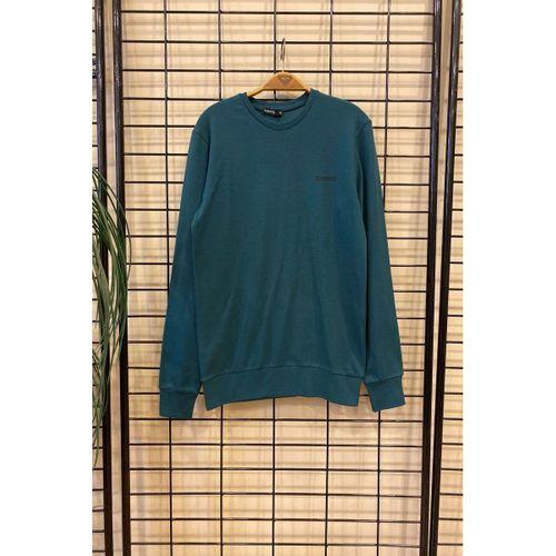 Süperlife Bisiklet Yaka Uzun Kollu Dar Kalıp İnce  Erkek Sweatshirt SPR2019K18