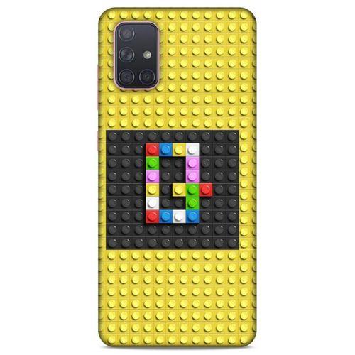 Lopard Samsung Galaxy A71 Uyumlu Kılıf BloX (38) Neo Hybrid Kılıf Q Harfi