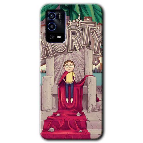 Oppo A55 Kılıf HD Desen Baskılı Arka Kapak - Morty