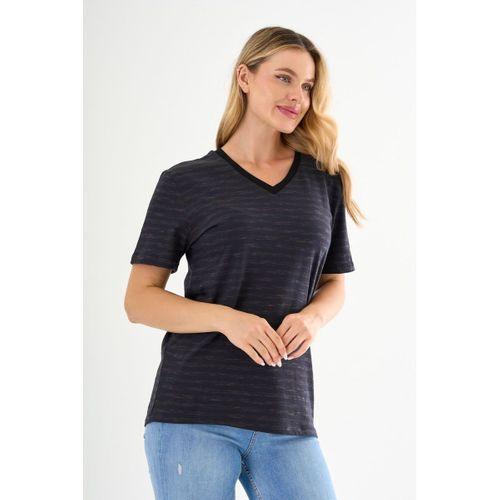 ALEXANDERGARDI V Yaka Çizgili T-shirt