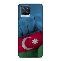 Realme 8 Pro Uyumlu Kılıf Azarbaijan (19) Kılıfları Yumruk Bayrak