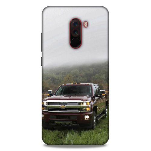 Lopard Xiaomi Pocophone F1 Uyumlu Kılıf PickUpX (35) Fit Design Kılıf Bordo