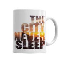The City Never Sleep Kupa Bardak Porselen