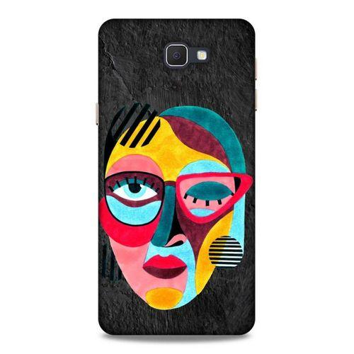 Lopard Samsung Galaxy J7 Prime Uyumlu Kılıf Sürreal Yüzler ♀ (11) Tam Koruma Baskılı