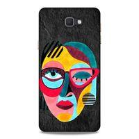 Lopard Samsung Galaxy J7 Prime Uyumlu Kılıf Sürreal Yüzler ♀ (11) Tam Koruma Baskılı