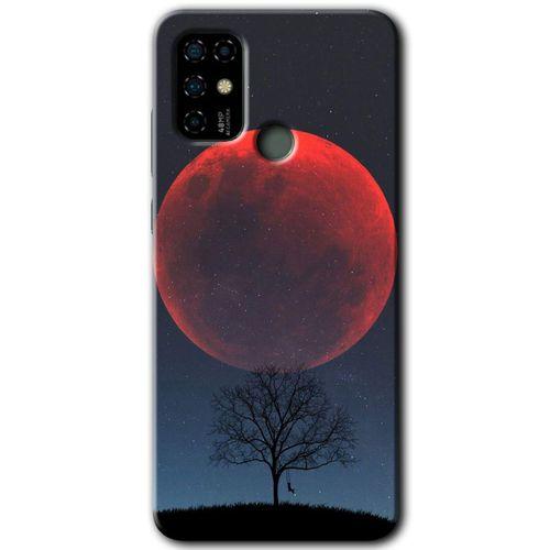 Casper Via F20 Kılıf HD Desen Baskılı Arka Kapak - Kanlı Ay