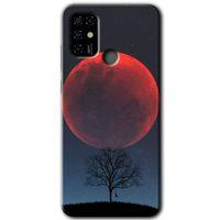 Casper Via F20 Kılıf HD Desen Baskılı Arka Kapak - Kanlı Ay