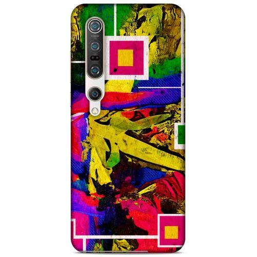 Lopard Xiaomi Mi 10 Pro Uyumlu Kılıf Soyut Sanat (48) Desenli Bumper Kılıf