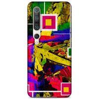 Lopard Xiaomi Mi 10 Pro Uyumlu Kılıf Soyut Sanat (48) Desenli Bumper Kılıf