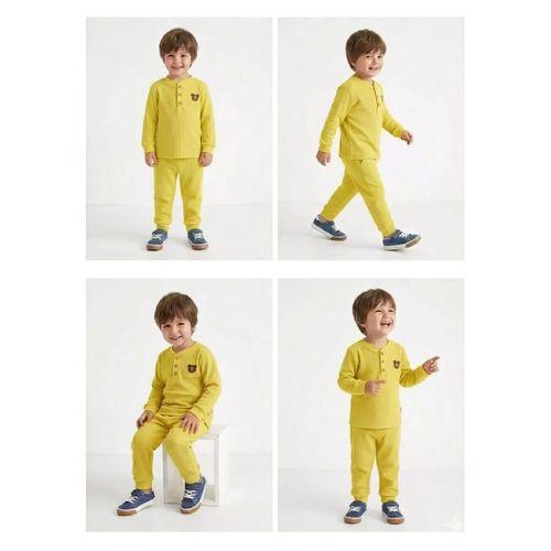 2-5 Yaş Armalı Fitilli Penye Çocuk Takımı