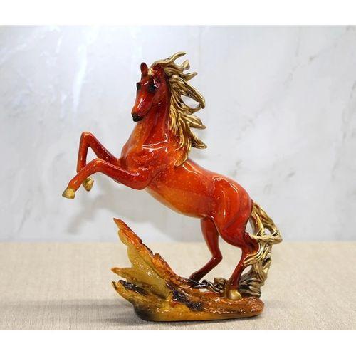 Polyester Şahlanmış At Figürü