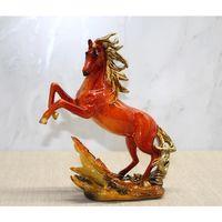 Polyester Şahlanmış At Figürü
