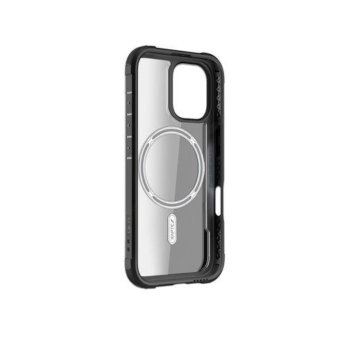 Apple iPhone 16 Pro Kılıf M-safe Şarj Özellikli Airbagli Raptic Shield Serisi Şeffaf Arka Yüzey Kapak