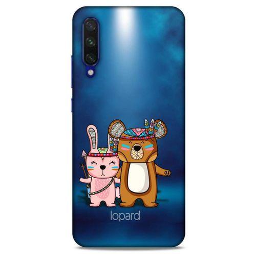 Xiaomi Mi A3 Kılıf FunnyMaX (2) Kabı Lacivert Beyaz