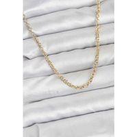 CM Gold Renk Pirinç Halkalı Model Kadın Kolye