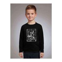 Ulu Önder Gazi Mustafa Kemal Atatürk Kolaj Baskılı Çocuk Siyah Sweatshirt