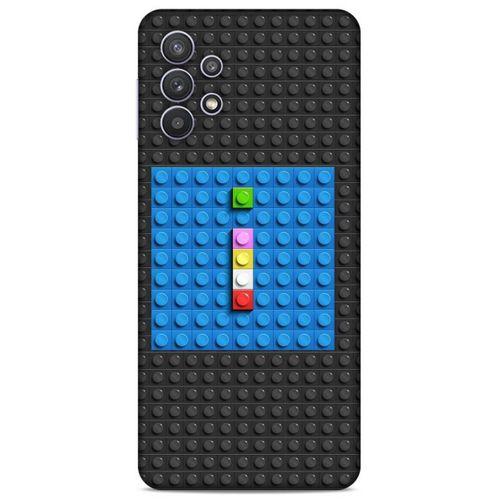 Lopard Samsung Galaxy A32 Uyumlu Kılıf BloX (20) Koruyucu Kılıf İ Harfi