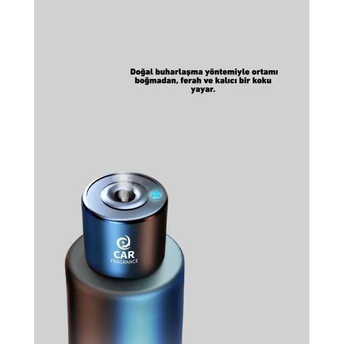 Bardaklık Uyumlu Şarjlı Oto Koku Atı Esans Dahil