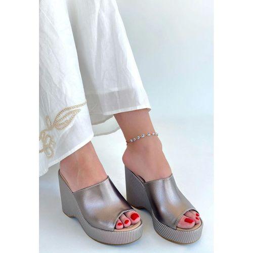 Tlay Platin Cilt Dolgu Topuk Terlik