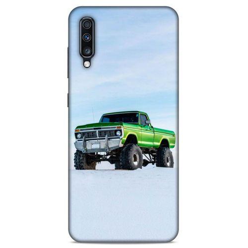Lopard Samsung Galaxy A70s Uyumlu Kılıf PickUpX (33) Hybrid Kılıf Açık Yeşil