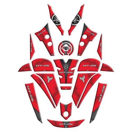 SEVGENT Yamaha Mt25 2020 - 2024 Uyumlu Full Tank Pad Set 004