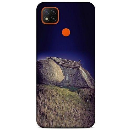 Xiaomi Redmi 9C Kılıf Dünya Mimarisi (30) Silicone Case Stone House Portekiz