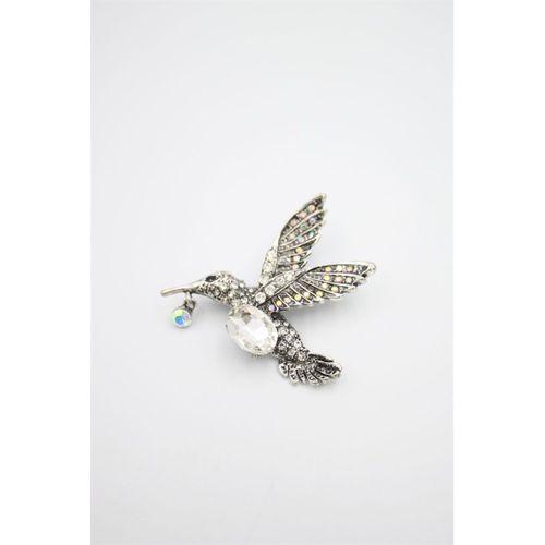 Kuş Broş - Gümüş