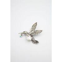 Kuş Broş - Gümüş