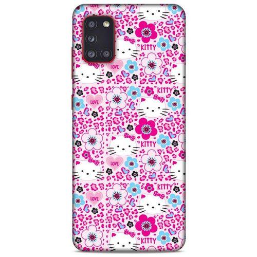 Lopard Samsung Galaxy A31 Uyumlu Kılıf Kediler (2) Kabı Hello Kitty