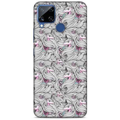 Animax Unicorn Sarmalı Oppo Realme C15 Kılıf Desenli Silikon