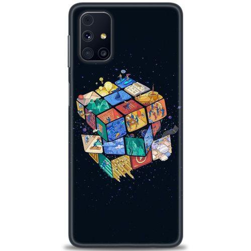 Samsung Galaxy M51 Kılıf HD Baskılı Kılıf - Küplerdeki İnsanlar + Tam Ekran Koruyucu