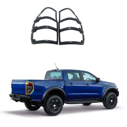Ford Ranger Uyumlu 2016 2018 Arka Stop Kaplama ABS Siyah Parça
