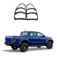 Ford Ranger Uyumlu 2016 2018 Arka Stop Kaplama ABS Siyah Parça