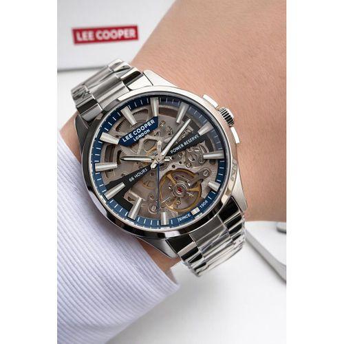 Lee Cooper Otomatik Erkek Kol Saati 50 Mt Suya Dayanıklı Çelik Kordon Bileklik Hediyeli VS.BLKT.0904
