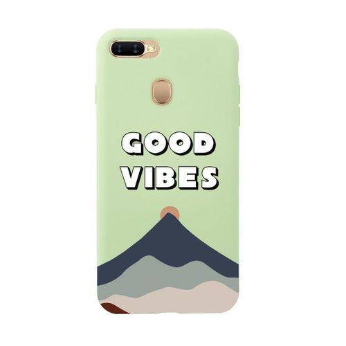 Oppo AX7 Good Vibes Premium Silikonlu Telefon Kılıfı