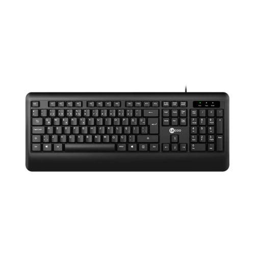 LECOO KB104, USB Kablolu, Türkçe Q,  Standart Klavye (Siyah)