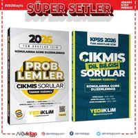 Yediiklim 2026 KPSS Problemler ve Dil Bilgisi Tüm Sınavlar İçin Konularına Göre Düzenlemiş Çıkmış Sorular Seti 2 Kitap