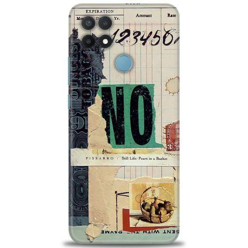 Oppo A15S Kılıf HD Baskılı Kılıf - Risk + Tam Ekran Koruyucu