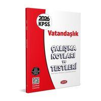 2026 KPSS Vatandaşlık Çalışma Notları ve Testleri Data Yayınları