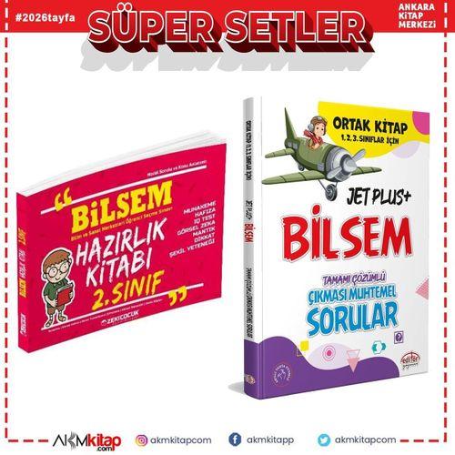 Zeki Çocuk 2. Sınıf Bilsem Hazırlık Kitabı ve Editör Bilsem Jet Plus Çıkması Muhtemel Sorular Seti 2 Kitap