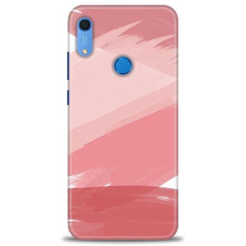 Huawei Y6S Kılıf HD Baskılı Kılıf - Pembe Palet + Tam Ekran Koruyucu