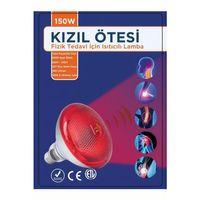 150w Kızılötesi (infrared) Isıtıcılı Fizik Tedavi Lambası (kırmızı Işık) E27 (kalın Duy)