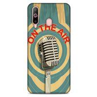 Retro (40) Desen Fit Silikon Kılıf Renkli Samsung Galaxy A60 Kılıf