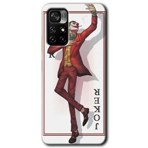 Redmi Note 11T Kılıf HD Desen Baskılı Arka Kapak - Joker İskambil + Kırılmaz Cam