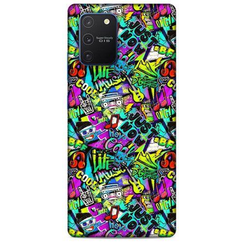 Graffitix (9) Desenli Silikon Kapak Samsung Galaxy S10 Lite Kılıf