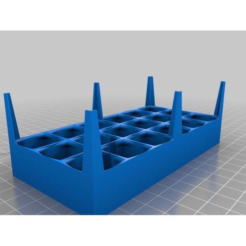 Çimlenme ızgarası 2x2x2 cm w daha uzun ayak - 5138989