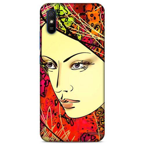 Lopard Xiaomi Redmi 9A Uyumlu Kılıf Sürreal Yüzler ♀ (31) TPU Kılıf Baskılı