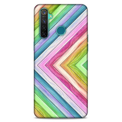 Lopard Oppo Realme 5 Pro Uyumlu Kılıf Wood'X (41) Tank Kılıf Baskılı