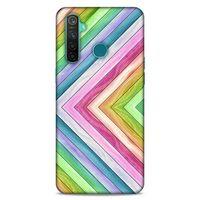 Lopard Oppo Realme 5 Pro Uyumlu Kılıf Wood'X (41) Tank Kılıf Baskılı